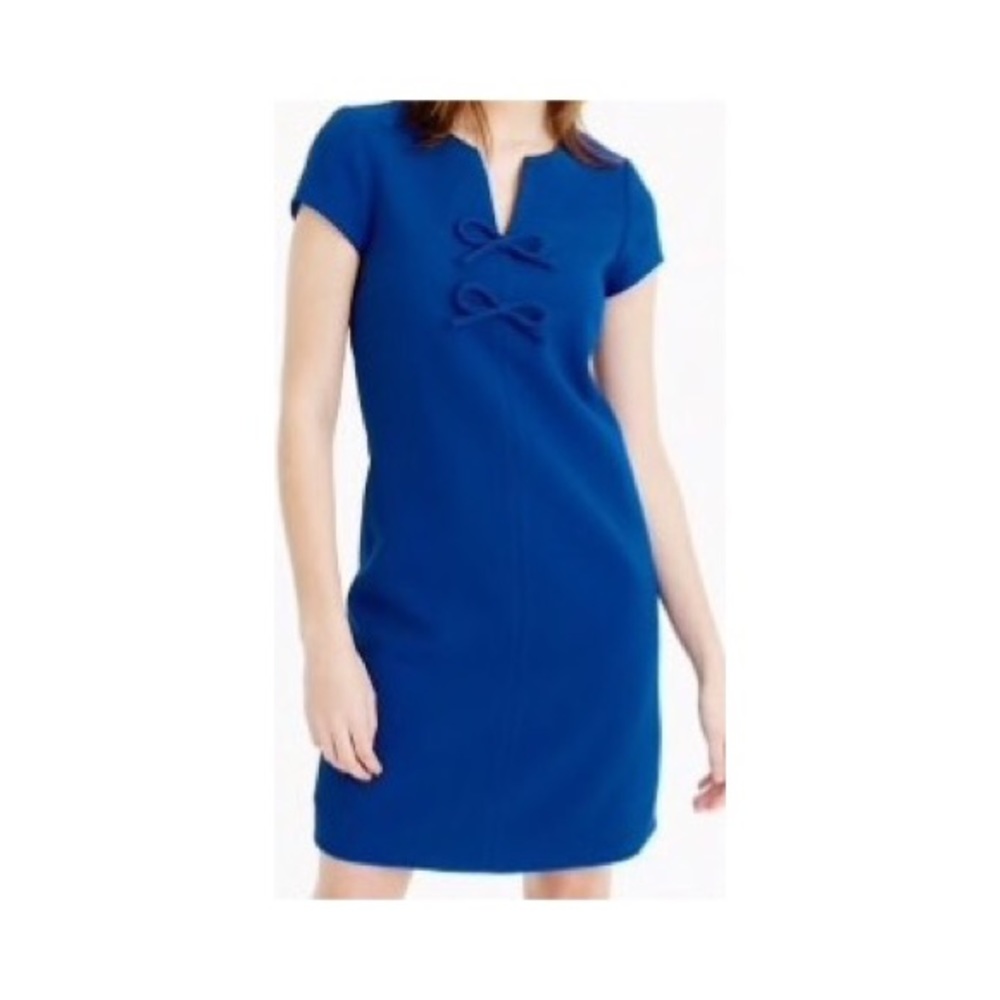 J Crew Presentation Dress with Bows E8565